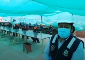 Directora Regional de Transportes y Comunicaciones Apurímac Ing Liz López Serrano inspecciona trabajos de acabados del nuevo local institucional de la DRTC Apurímac